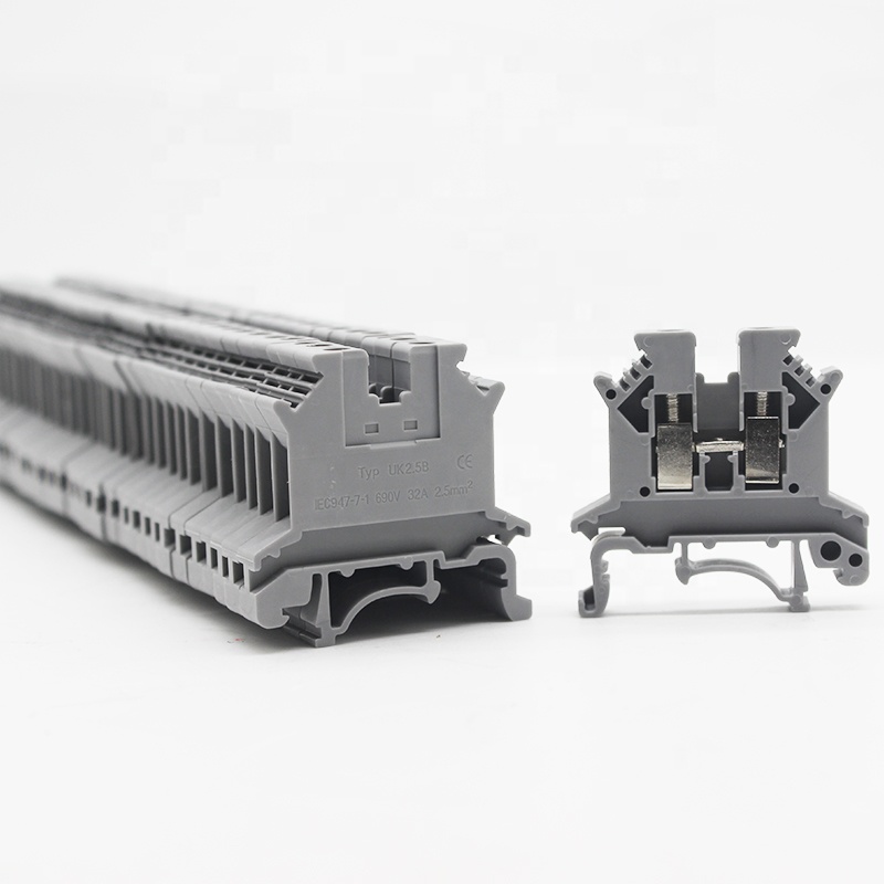 UK-16N винт латунь с фокусным расстоянием 25 мм B Din Rail блок клеммные колодки