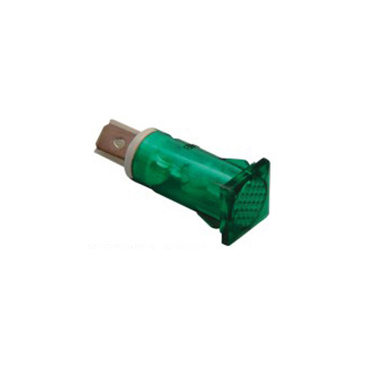 Electric Indicator MDX-14B Mounting Hole 14mm Plastic Green Color Car Lamp Indicator LED indicator light