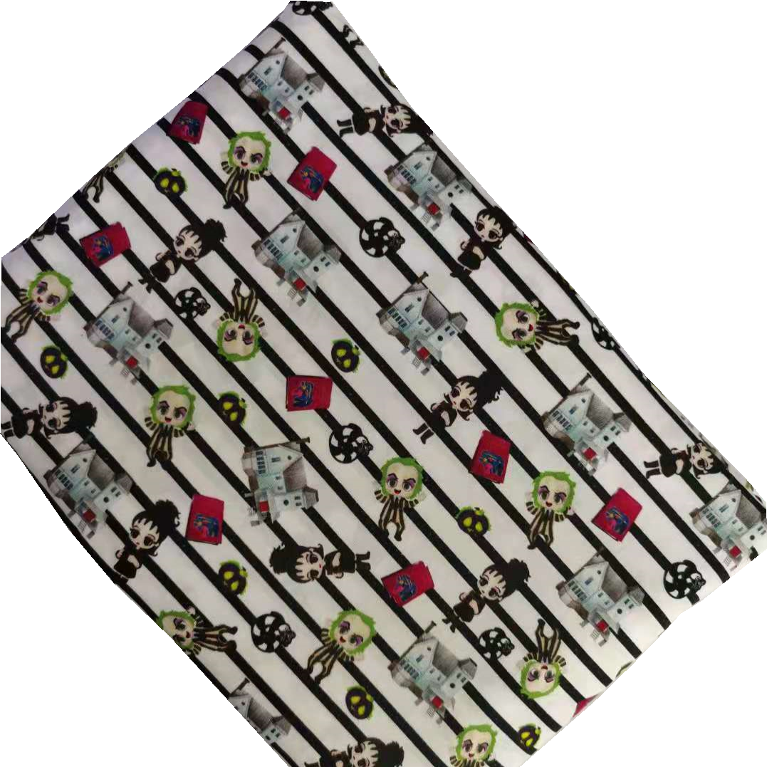 NO MOQ Digital Printed Fabric Cotton 100% Cotton plain woven Poplin Custom print Cotton Woven Fabric for garment