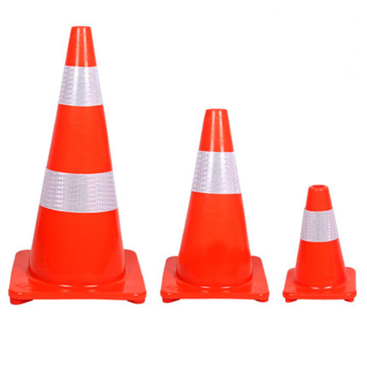Factory Price 70Cm Durable Reflective Soft Pvc Orange Safety Road Cone