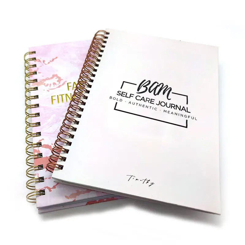 A7 Kawaii Cute School 2022 Planners Journal Mini Custom Logo Spiral Notebook