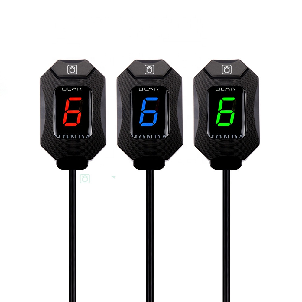 Motorcycle 6 Level Gear Indicator Meter ECU Plug Speedometer For Honda CB500X VFR 800 CB1000R CB400SF CBR650F CB600F CB650F