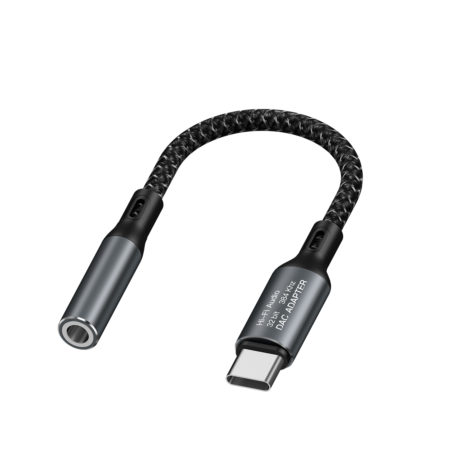 Цифро-аналоговый усилитель для наушников Realtek ALC 5686 типа C к AUX Hi-Fi 384 кГц 32 бит USB C к аудиоадаптеру 3,5 мм