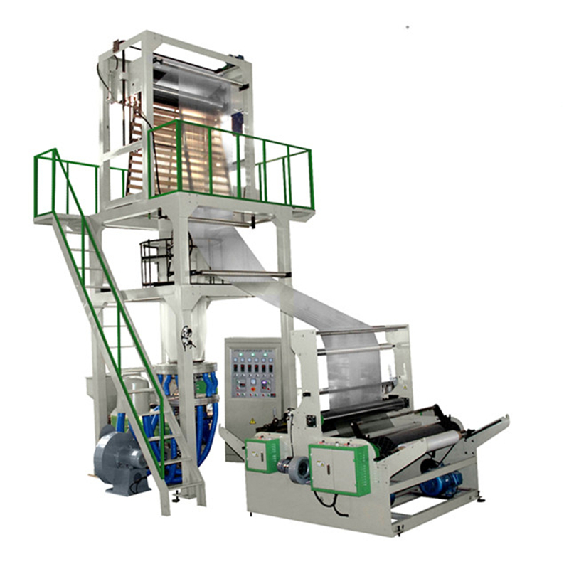 Factory direct sales pe blown film machine high pressure elevator rotary head plastic extruder film blowing machine