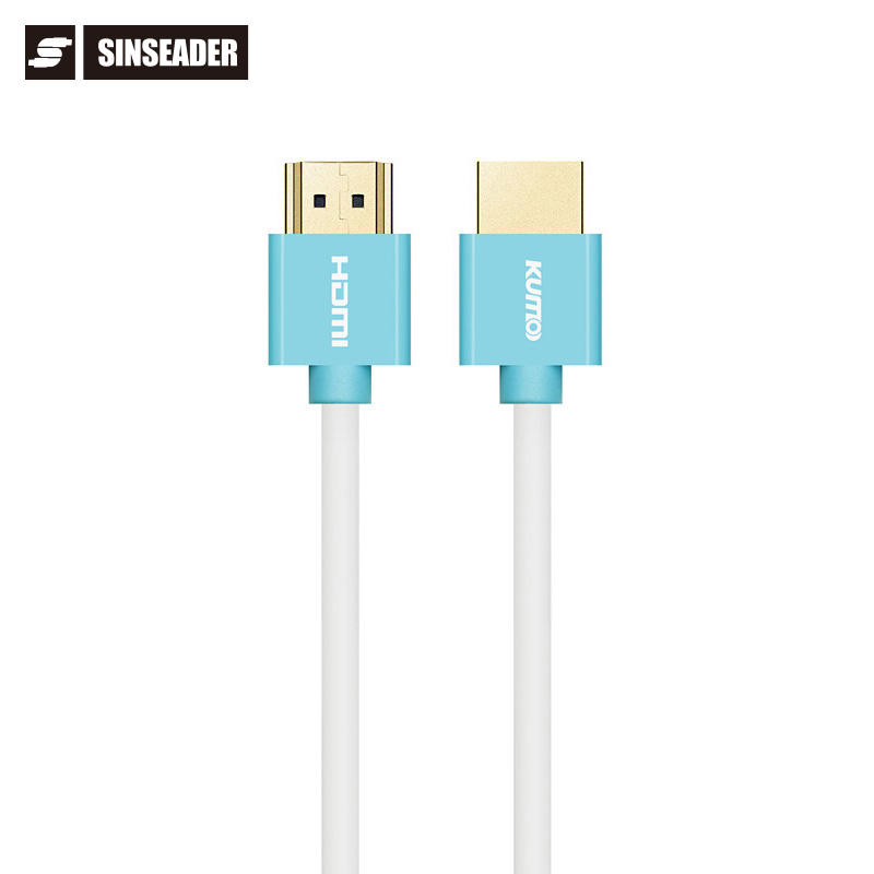 OEM ODM Тонкий HDMI кабель 2,0 V 4k @ 60Hz полоса пропускания 10 Гбит/с ETHERNET,