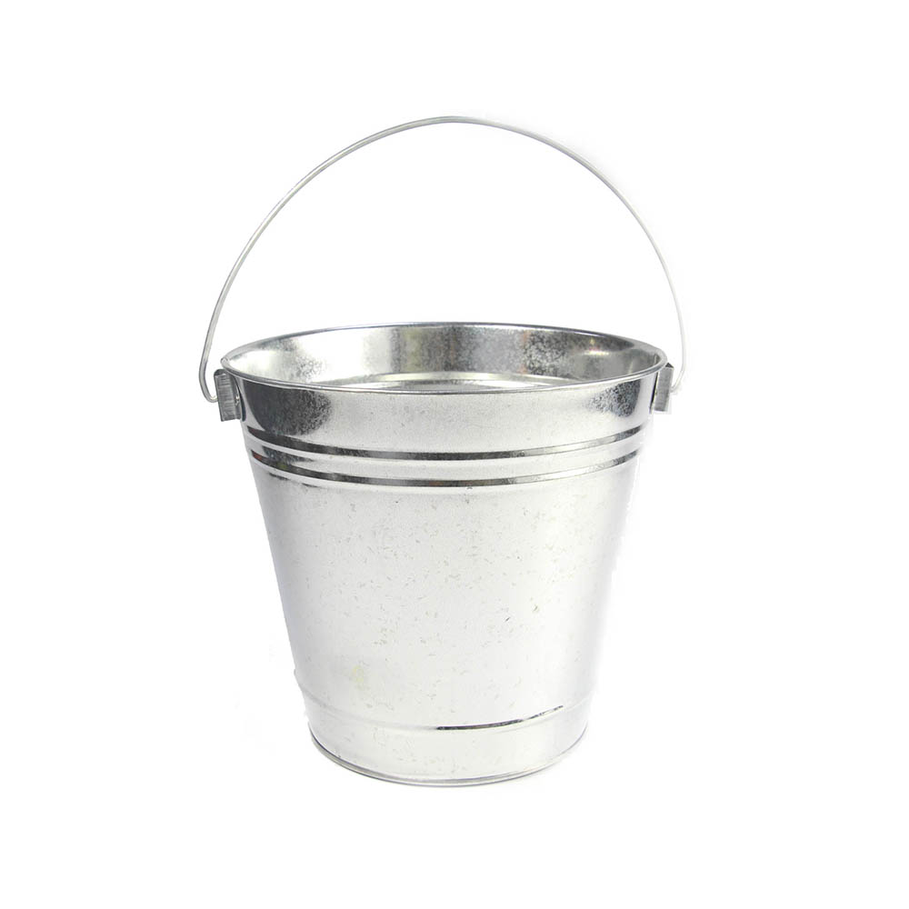 Cheap Price 6Qt Metal Tin Bucket Tin Beer Bucket With Handle Beer Ice Bucket