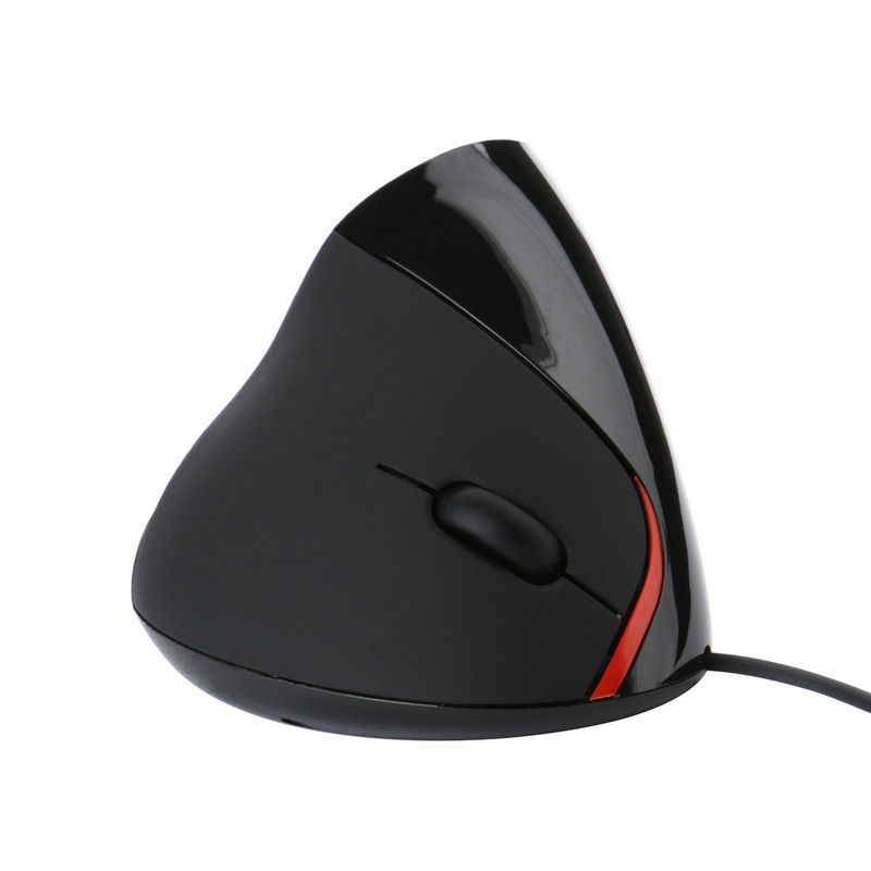 Wholesale New Usb Cable Ergonomics Vertical Mouse Wristband 5 Button Optical Mouse for gamer