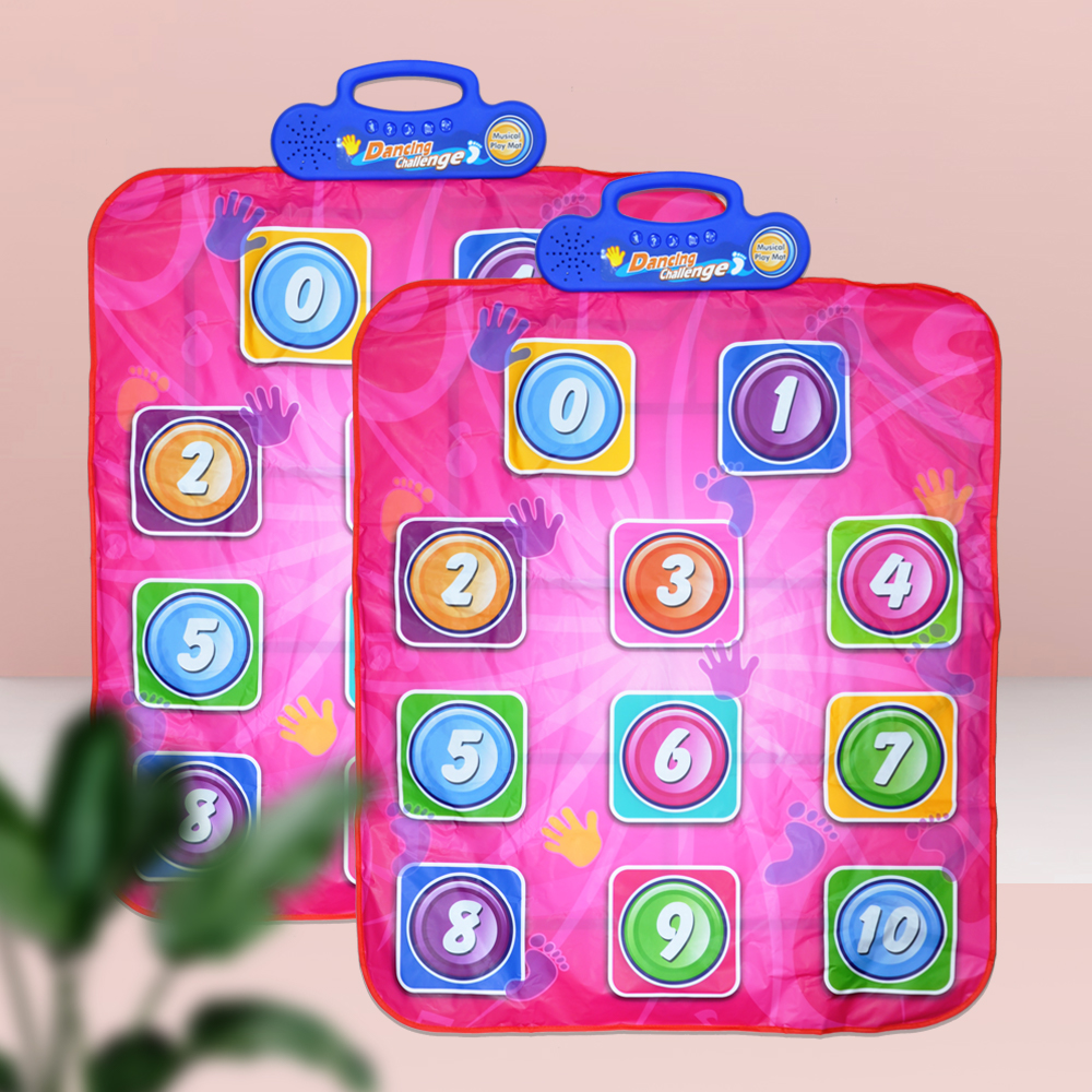 MN1 # цапиш для танцев Детские Портативный многофункциональный игры с подсветкой фоновой музыки пение в тренажерном зале цифровой игровой танцевальный ковер