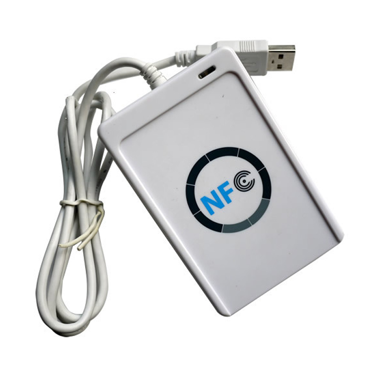Внешний nfc Бесконтактный Смарт 13,56 МГц nfc кардридер usb мобильный телефон acr122