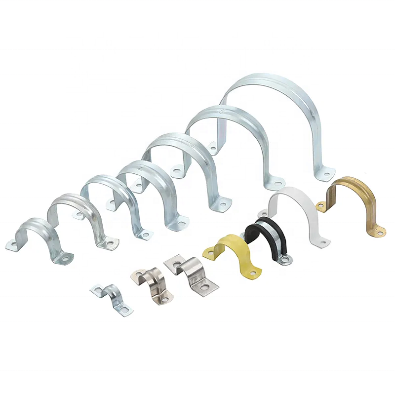 Aluminium Tube Clamp Pipe Clamps Inch 3/4 Plastic Saddle Press For Stainless Aluminum Carbon Brackets Clamping Tools Fastener