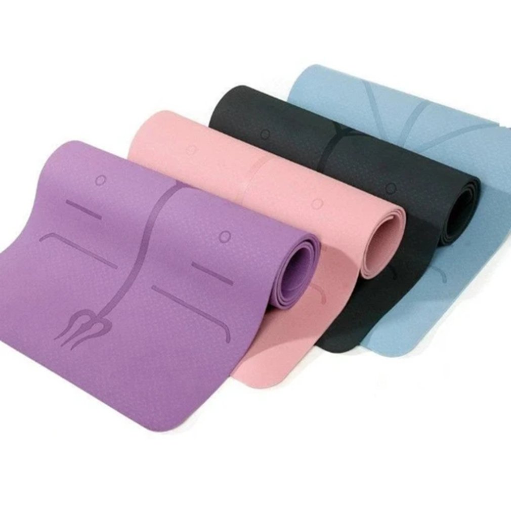 TPE Yoga Mats Anti-slip Blanket TPE Gymnastic Sport Health Lose Weight Fitness Exercise Pad Women Sport Yoga Mat