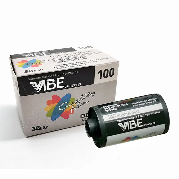 35mm film cameras 36 EXP ISO100 135 black &white film negative for dual-reflection lomo machine VIBE100 camera film