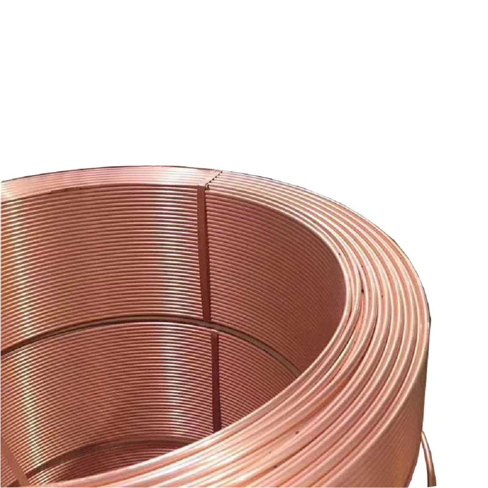 Медная труба ASTM B280 C12200 c2400 3 мм 5 дюймов блин медные катушки трубы охлаждения воздуха AC медный змеевик трубки полосы