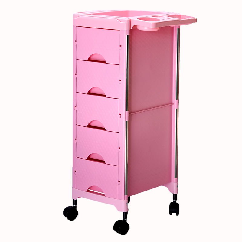 2021 new Manufacturer supply lightweight plastic removable hair salon trolley service cart