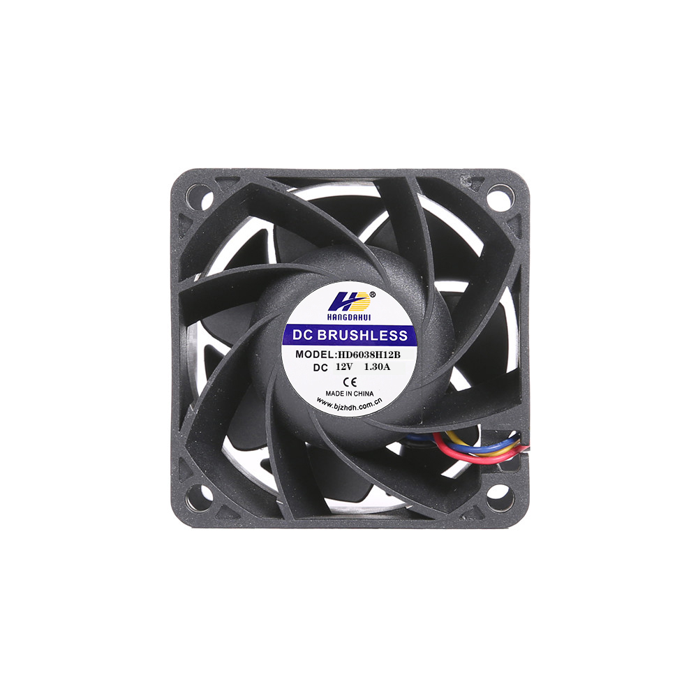 Бесщеточный вентилятор Hang Dahui HD6038H12B 6038 60X60X38MM 12 v dc 60x60x38mm