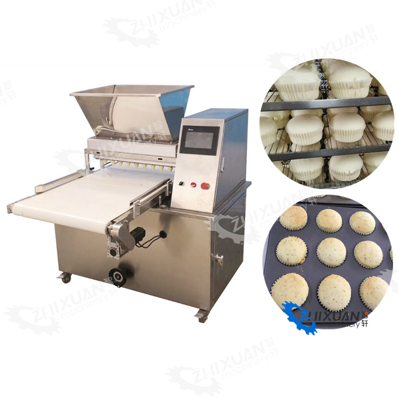 automatic Muffin Cake batter filling making machine