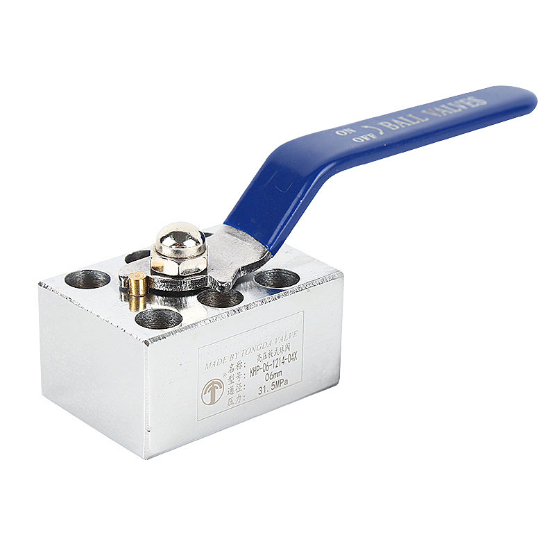 KHP plate ball valve KHP 06/10/16/20 plate high pressure hydraulic on/off valve