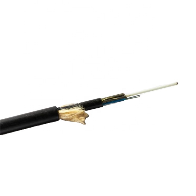 OEM 8 12 24 96 144 core adss кабель, оптическая антенна G652d G657a, самонесущий наружный волоконно-оптический кабель