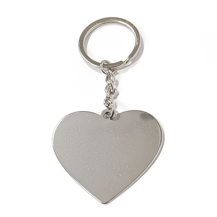 Supply 304 Stainless Steel Heart-shaped Blank Label Laser Engraving Metal Accessories Material Custom Shape Memorial Plaque