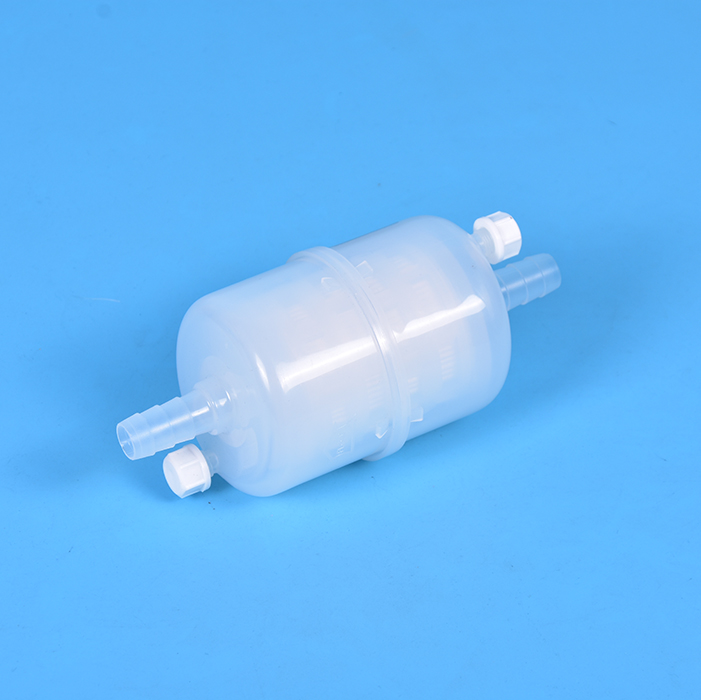0.1um PES 2.5'' Capsule Filter for Drug Filtration with 1/4'' Hose Barbs