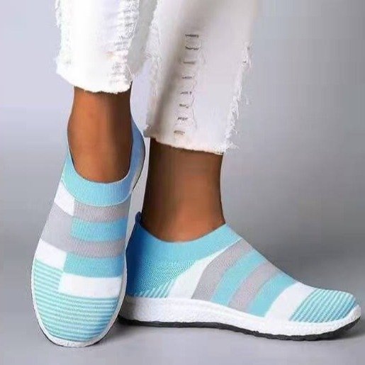 New Arrival Women Breathable Casual Running Shoes Mesh Sport Sneakers