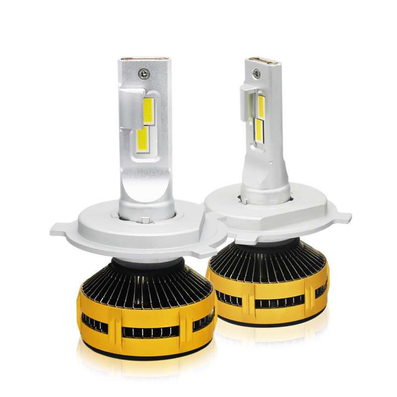High Quality F100 H4 12000LM Durable Brighter Mini Size Car Led Headlight Bulb Led