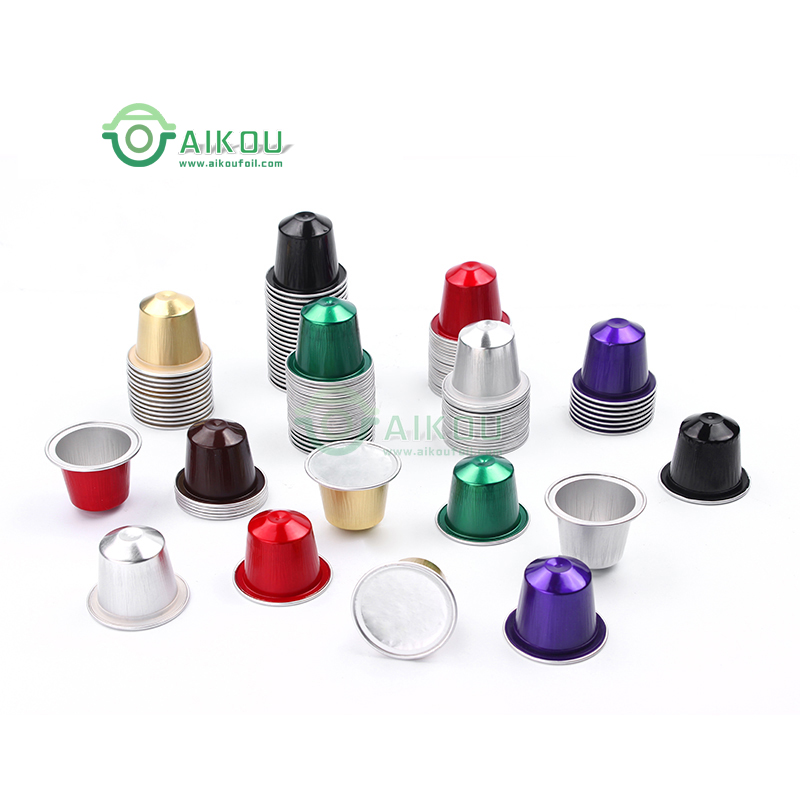 Капсулы для кофе эспрессо, капсулы для Nespresso CN 7-15 дней, одноразовые кофейные порошки ISO S G S TUV AIKOU