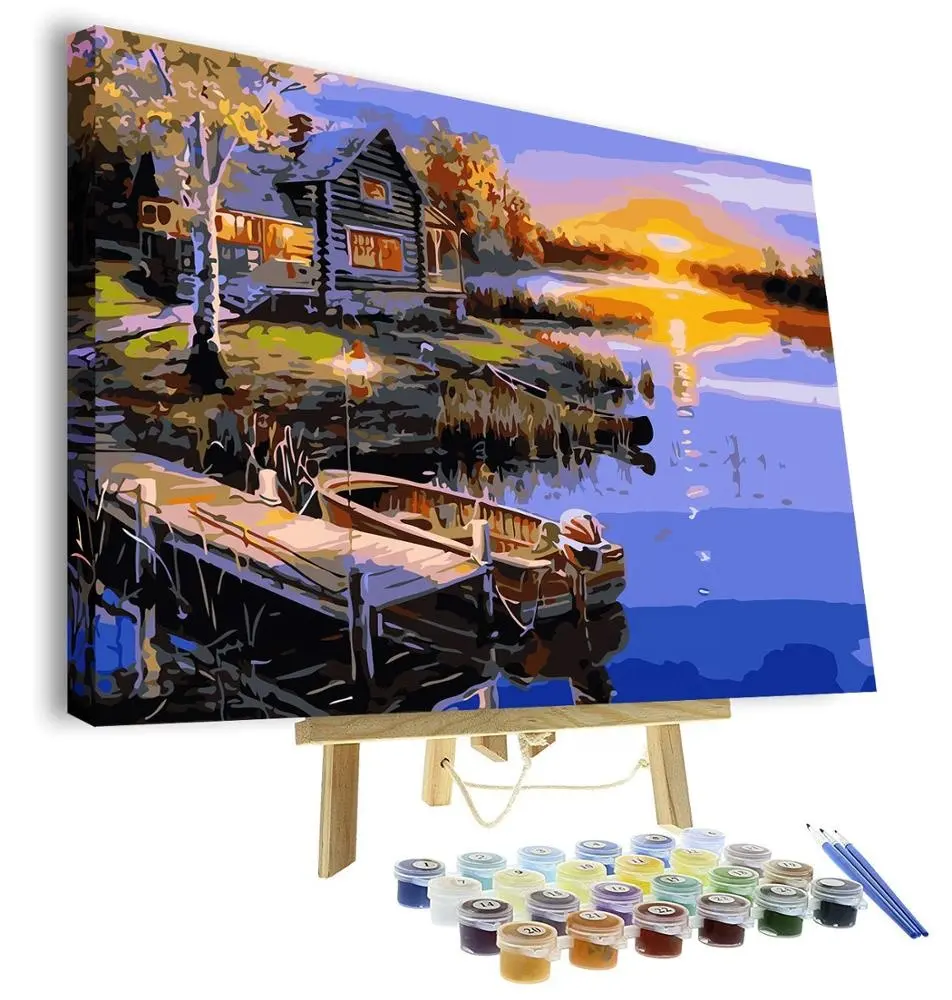DIY Painting by Numbers for Adults Kit, DIY Oil Painting O1 40*40