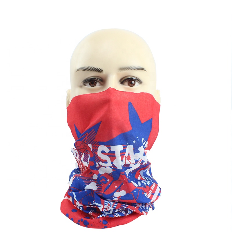 Wholesale Protective Face Mask Printed Scarf Bondage Bandana Fishing Tube Headwear Multifunctional Dust Sun Wind UV Face Mask