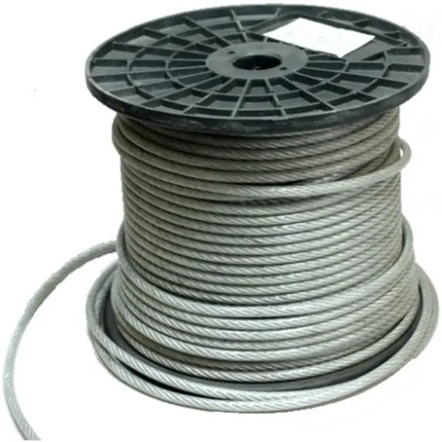 Manufacture 316 7x19 6mm stainless steel wire rope