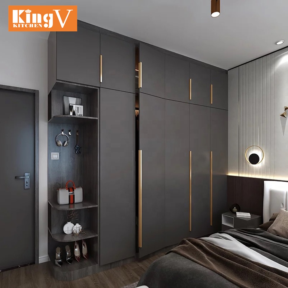 Современный шкаф для хранения KINGV Factory, Индивидуальный шкаф, мебель для спальни, портативные шкафы на заказ