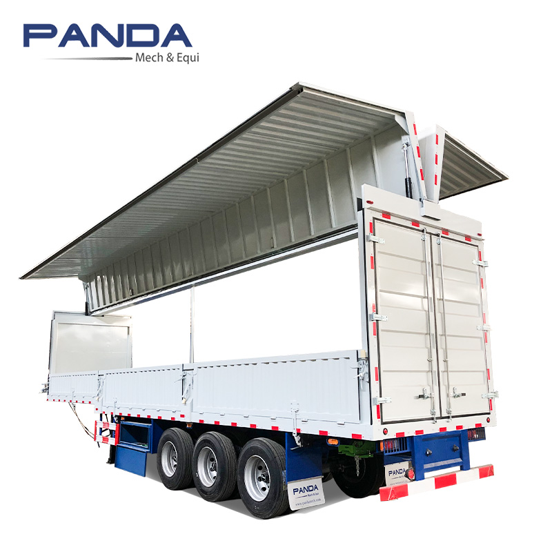 2 Axle 3 axle 40ft wing van semi trailer for sale philippines
