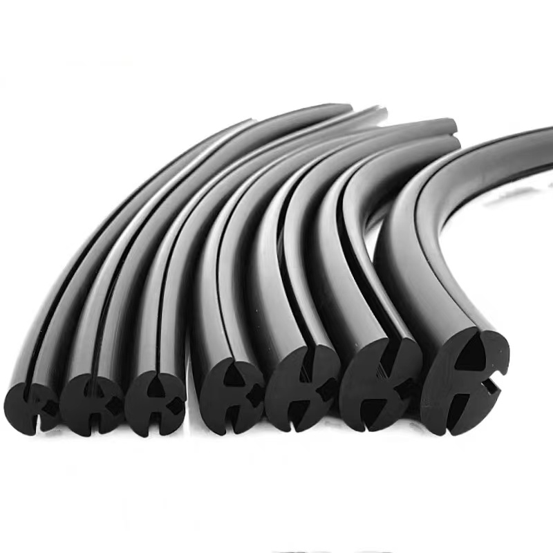 Noise proof aluminum self adhesive EPDM rubber strip for Wood metal security door