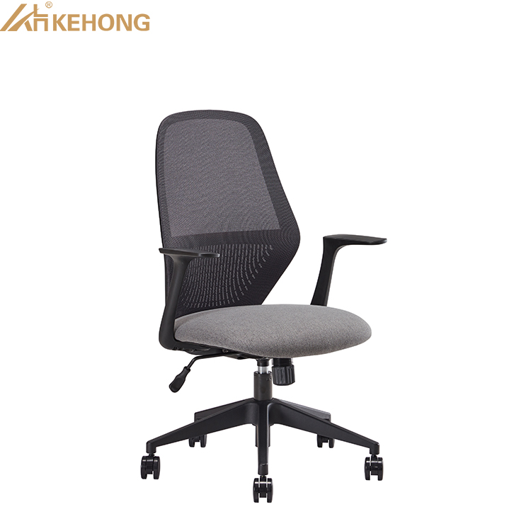 Manufacturer Office Chair Rotation Mesh Back Fabric Seat Popular Desk Chair Ergonomic New Designs Office Chair Arms