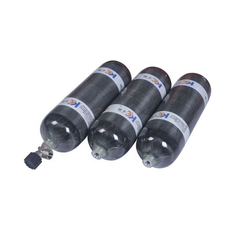 High Pressure Cylinder For Diving 6.8 L 4500 Psi CO2 Carbon Fiber Gas Cylinders for Compressed Air Gun