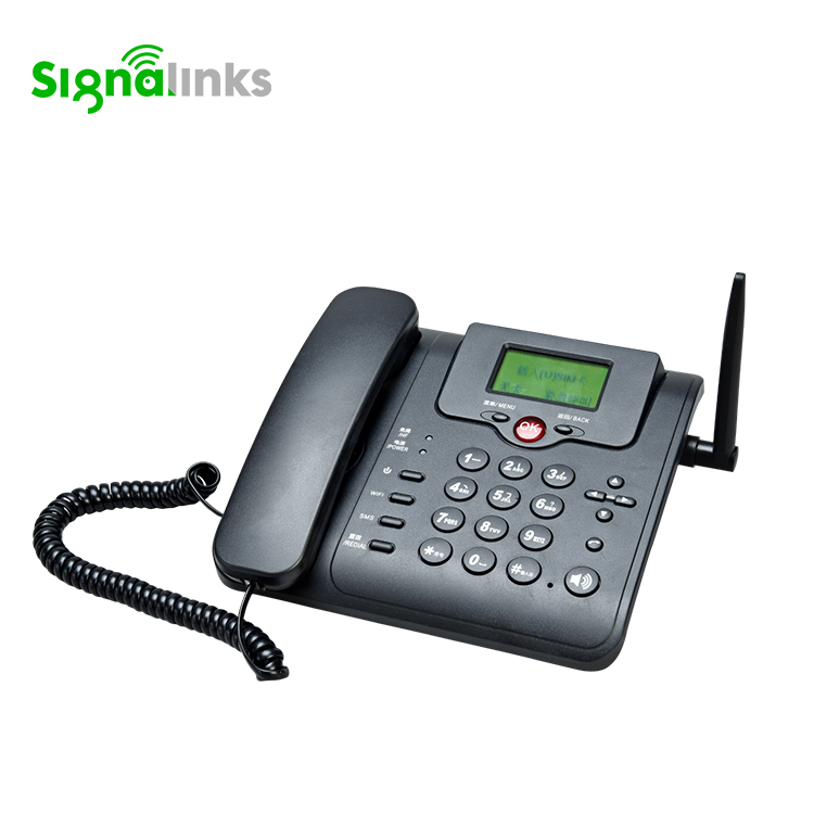 Signalinks 4G wifi router GSM telephone volte 4g landline wifi hot spot desk telephone fixed phone with sim slot RJ11