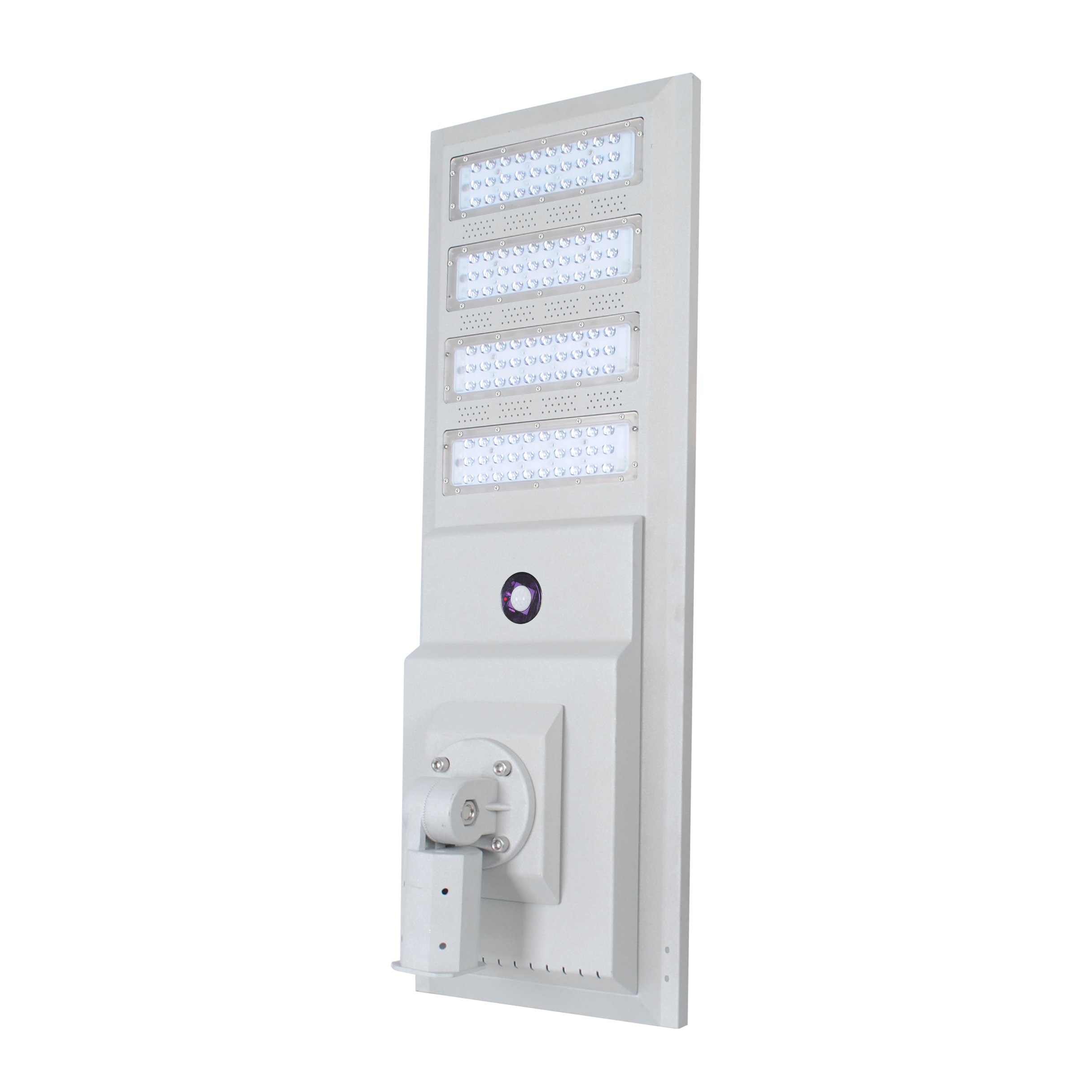 100w solar power street light IP65 Waterproof Motion Sensor Flood Light with Remote Control all in one for Yard Road Street