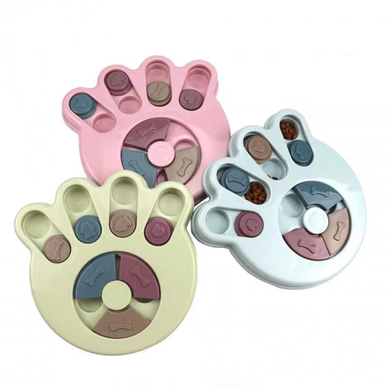 Dog puzzle toys increase IQ interactive slow distribution feeding pet dog training game feeder