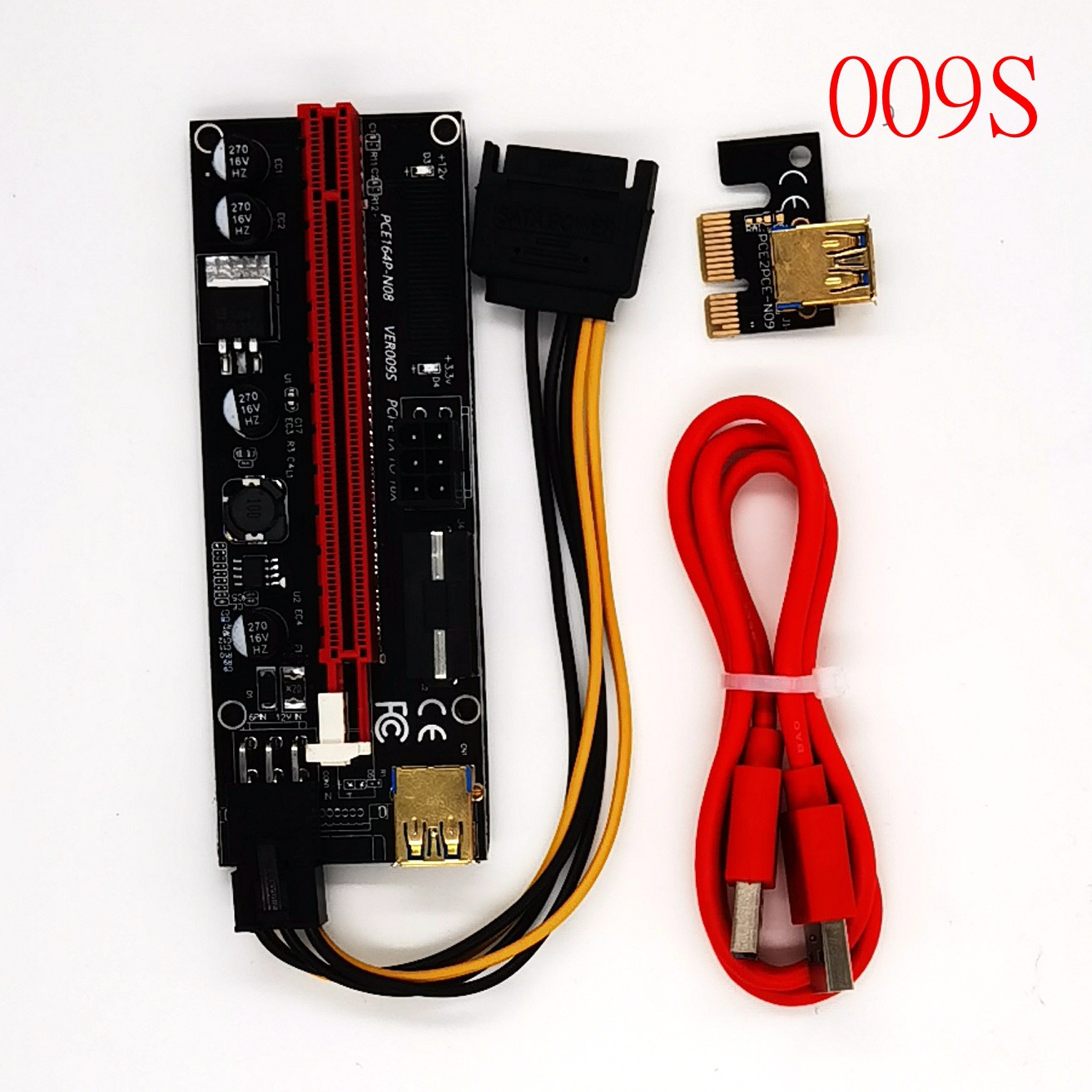 009S Graphics card extension cable adapter cable adapter card