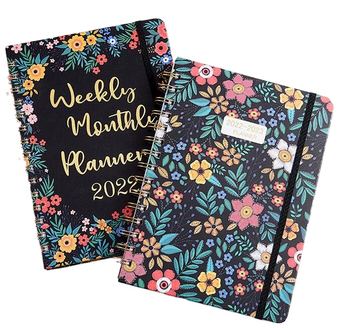 Christmas Gifts Organizer Planner A5 Spiral Paper Note Book Diary Agendas New Year Gifts