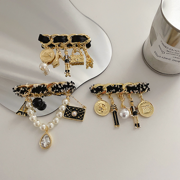 Fashion Luxury Brand Name Inspired DesignerJewel ry Cc Broaches Pin Brooch Broches For Women Girls