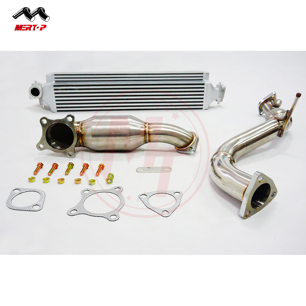 Mertop Racing Performance SS 304 Catted канальная труба и интеркулер для Honda Civic 1,5 T/SI 2016 +