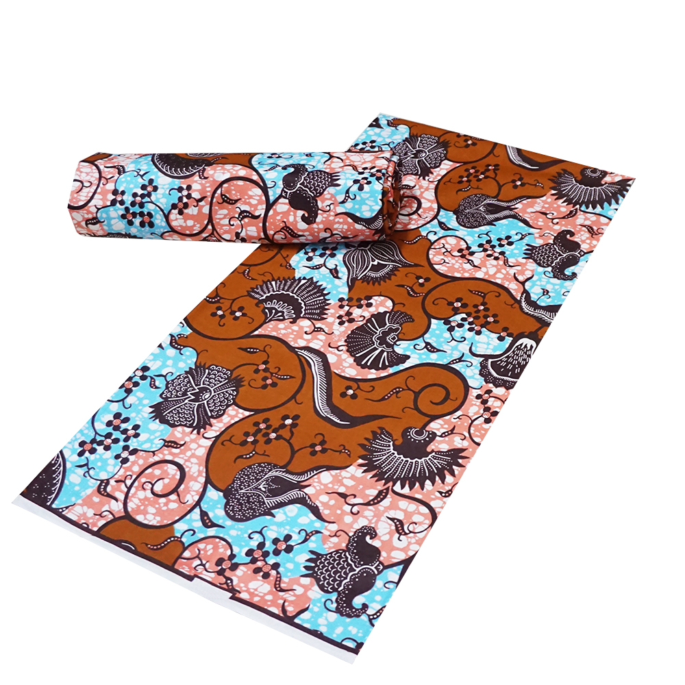 Hot sale cotton african wax prints fabric 100% cotton wax printed fabric for african woman HV434