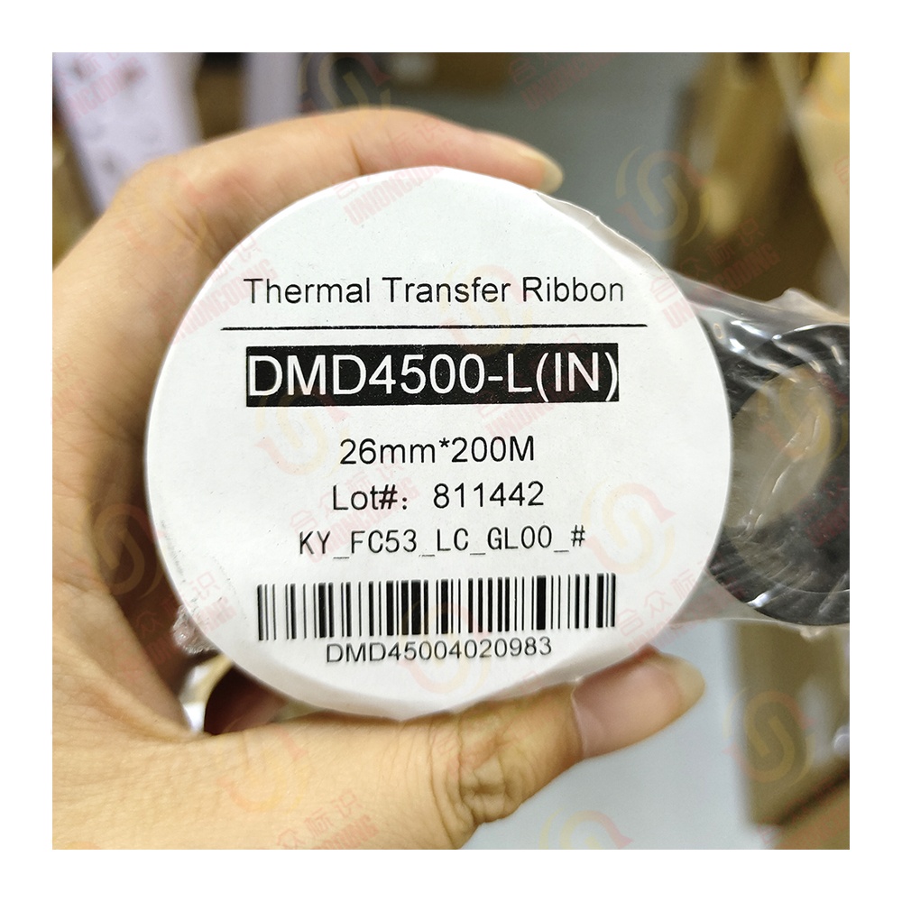 DC24A Thermal Transfer WAX/RESIN Ribbon 26MMX200M consumable for Smart Thermal Transfer Overprinter