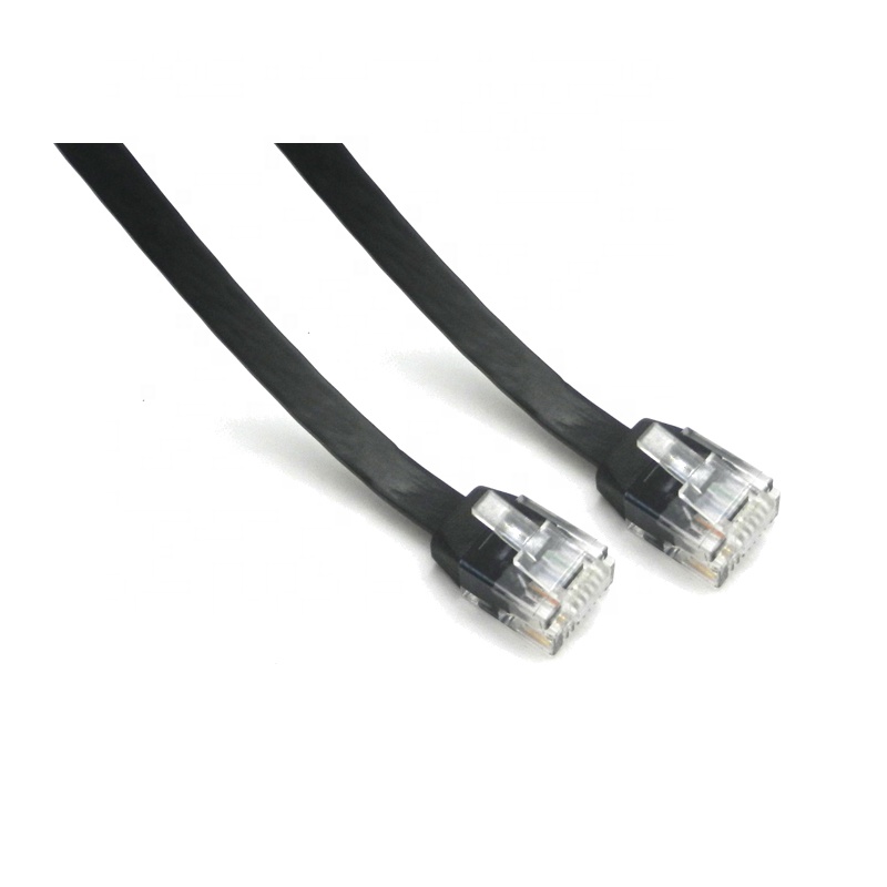 Высококачественный низкопрофильный гибкий utp RJ45 32awg Ethernet cat 6 cat6 rohs сверхплоский патч-корд кабели 1 м