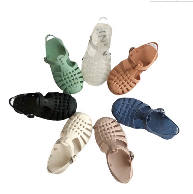 cheapest price smallest MOQ kid mary jane blue jelly summer sandals jelly shoes for kids children's sandals