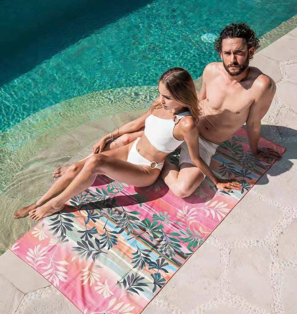 100% microfiber fabric microfiber towel 2021 hot sale beach towels