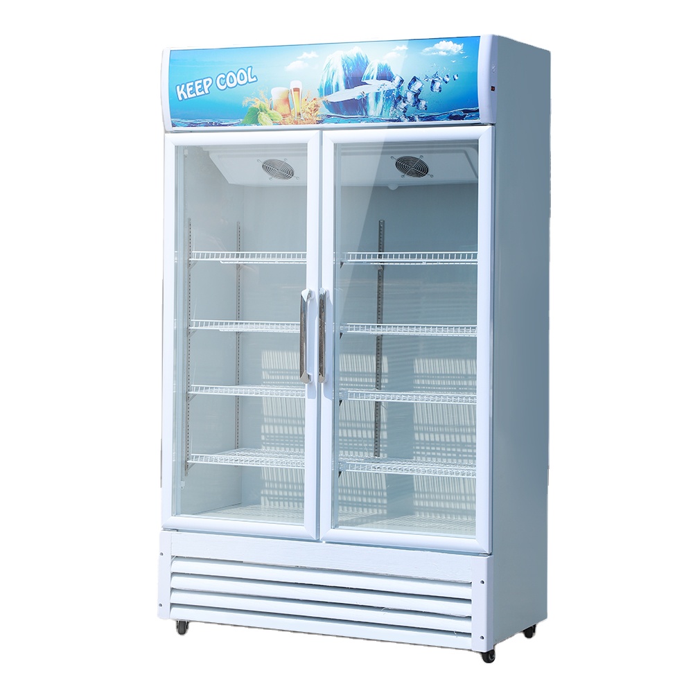 Hot sale glass display showcase refrigerator fridge drink cooler cabinet
