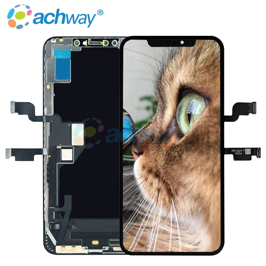 ЖК-дисплей OLED для iPhone X XS XR XS Max, ЖК-дисплей с сенсорным экраном и дигитайзером, запасные части в сборе