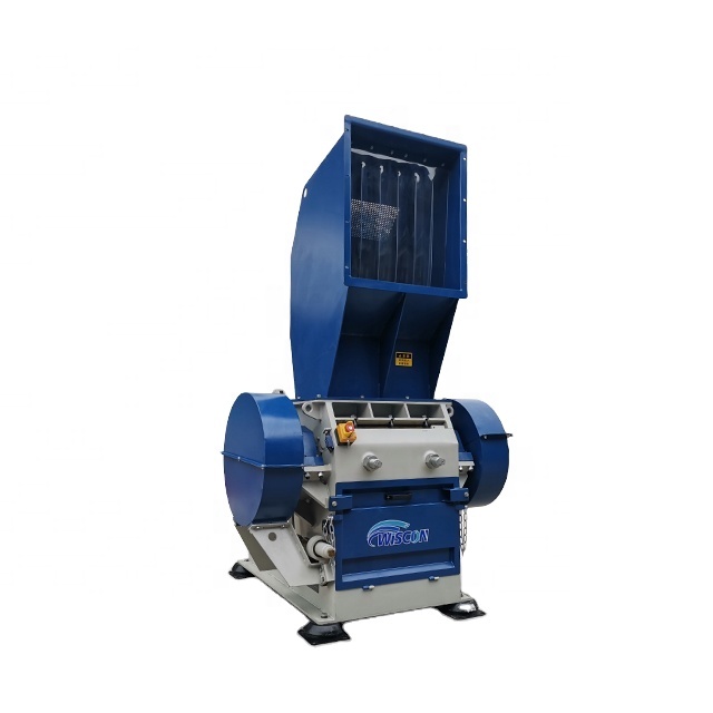 versatile LDPE hose plastic tubing hose pipe crusher granulator crushing granulating machine for waste plastic recycling